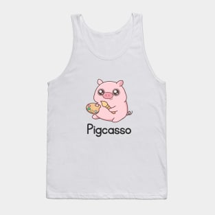 Pigcasso the pig Tank Top